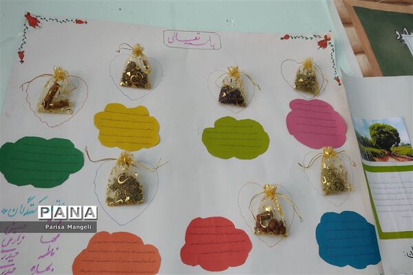 جشنواره مطالعات اجتماعی و هنرهای دستی در دبیرستان توحید شهرستان خاتم