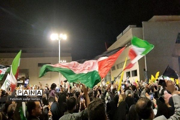 راهپیمایی بزرگ مردم مشهد مقدس در محکومیت بمباران بیمارستان المعمدانی غزه