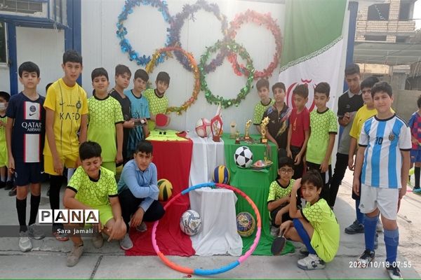 افتتاحیه المپیاد ورزشی درون مدرسه‌ای در شهرستان پارسیان