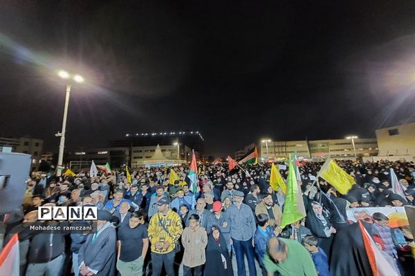 خر‌وش مردم مشهد در محکومیت جنایات اسرائیل غاصب در غزه