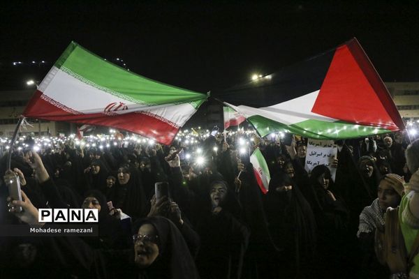 خر‌وش مردم مشهد در محکومیت جنایات اسرائیل غاصب در غزه