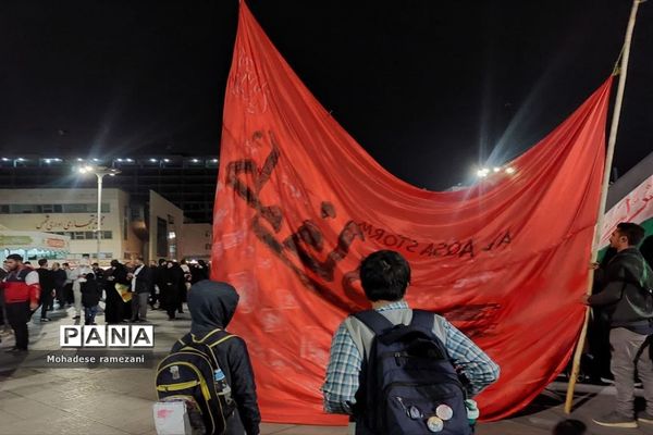 خر‌وش مردم مشهد در محکومیت جنایات اسرائیل غاصب در غزه