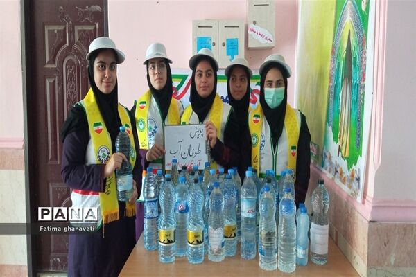 تجمع دانش‌آموزان  رامشیر در حمایت از کودکان و دانش‌آموزان فلسطینی