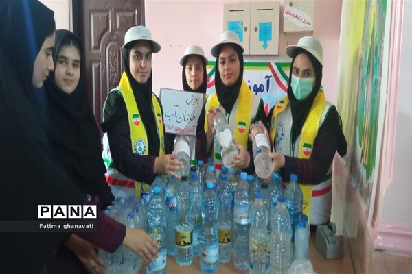 تجمع دانش‌آموزان  رامشیر در حمایت از کودکان و دانش‌آموزان فلسطینی