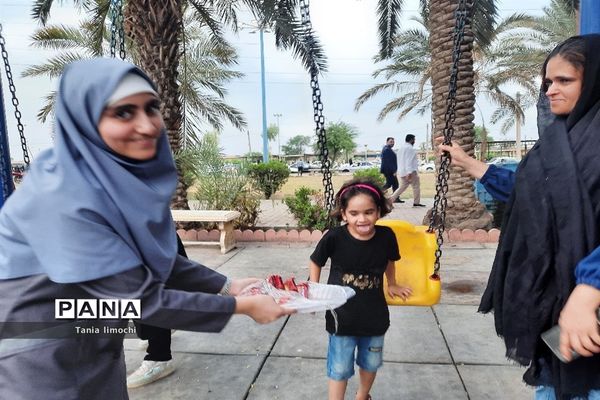 اجتماع دانش‌آموزان دبیرستان پاینده در حمایت از دانش‌آموزان و کودکان فلسطینی