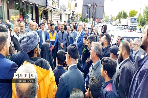 اجتماع با شکوه مردم شهرستان فیروزکوه در حمایت از مردم مظلوم فلسطین