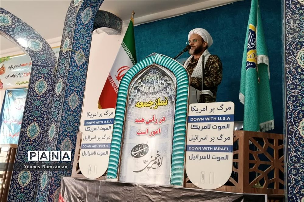 برگزاری نماز عبادی سیاسی جمعه شهرستان خلیل‌آباد