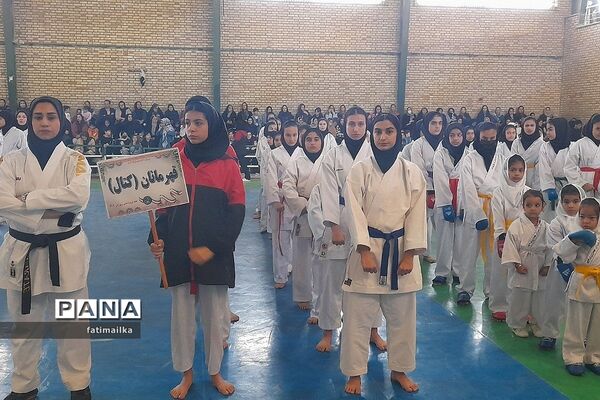 برگزاری فستیوال کاراته و خانواده به‌مناسبت هفته تربیت‌بدنی و ورزش در فیروزکوه