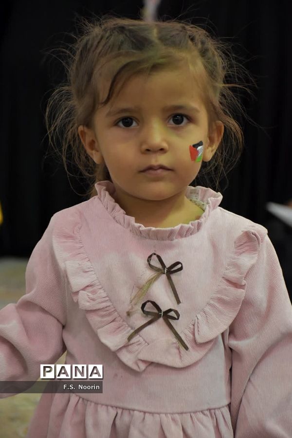 همنوایی مادران و کودکان 125 کشور در قم با مظلومان فلسطینی