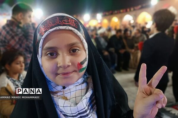 اجتماع مردم فشافویه در حمایت از مردم مظلوم فلسطین