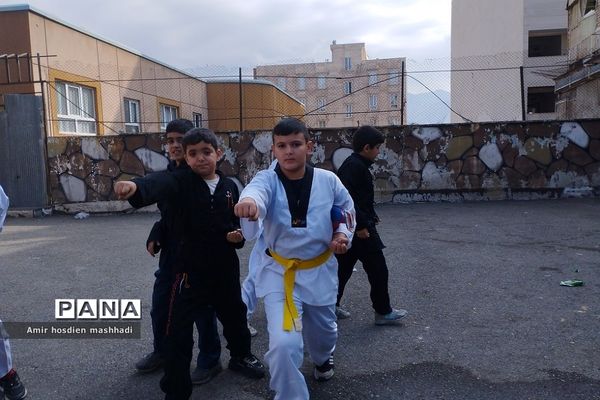 المپیاد ورزش‌های رزمی در دبستان دانش رودهن