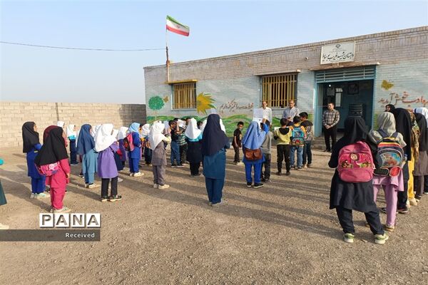 حمایت دانش‌آموزان شهرستان هویزه از کودکان مظلوم فلسطین