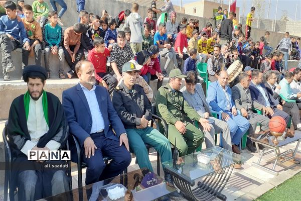 آیین افتتاحیه مسابقات ورزشی دانش‌آموزان شهرستان کلات(یادواره شهدای شهر چنار)طرح امیدستان۱۰۰