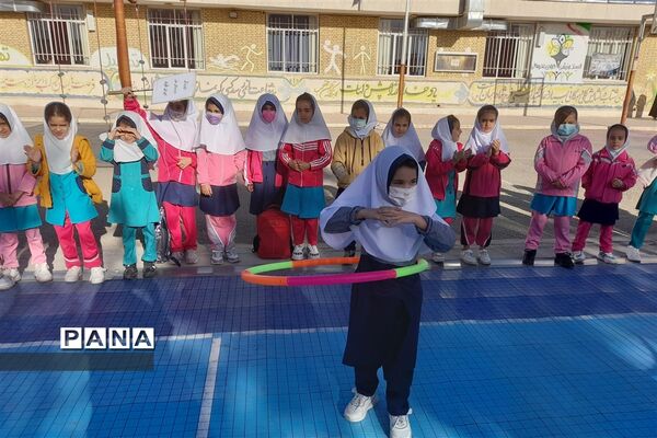 شور ونشاط در مدارس شهرستان آباده در هفته تربیت‌بدنی