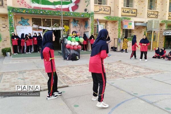 المپیاد ورزشی درون مدرسه‌ای در دبیرستان دخترانه حاج علی اکبر بهادر گراشی