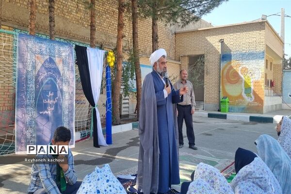 اجرای طرح نماز جماعت در دبیرستان دخترانه عدالت شهر جوادآباد
