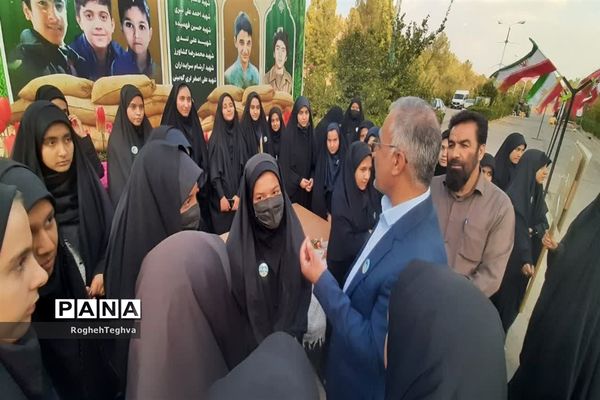 حضور دانش‌آموزان اقلید در اردوی شهید نیری