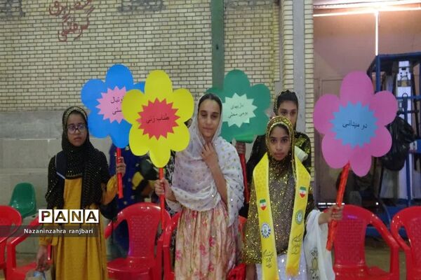 افتتاحیه المپیاد ورزشی درون مدرسه‌ای جزیره هرمز