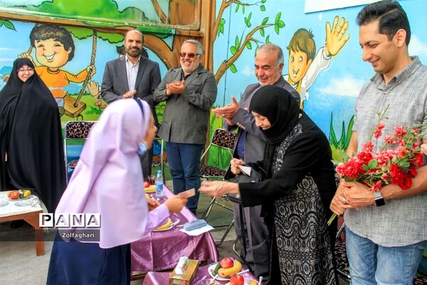 کلنگ زنی مدرسه خیرساز یاران خمینی منطقه ۱۳