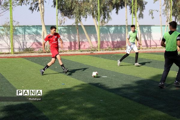 برگزاری مسابقه فوتبال بین مدارس شهر جوادآباد