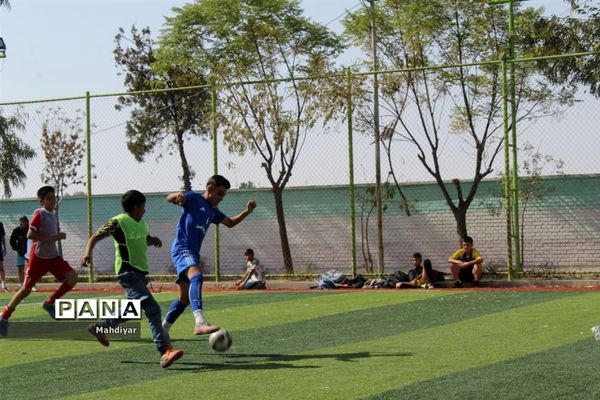 برگزاری مسابقه فوتبال بین مدارس شهر جوادآباد