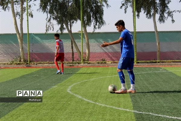 برگزاری مسابقه فوتبال بین مدارس شهر جوادآباد