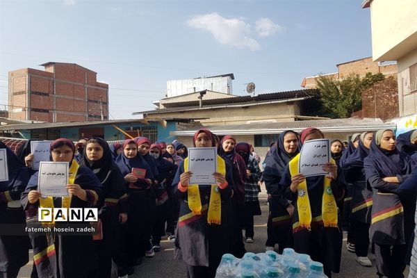 پویش طوفان آب در قائمشهر