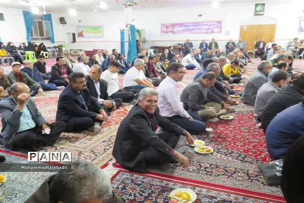 مراسم تکریم خدام موکب امام رضا (ع) شهرستان سبزوار