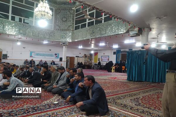 مراسم تکریم خدام موکب امام رضا (ع) شهرستان سبزوار