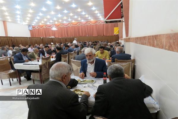 مراسم تکریم خدام موکب امام رضا (ع) شهرستان سبزوار