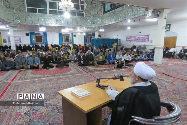 مراسم تکریم خدام موکب امام رضا (ع) شهرستان سبزوار