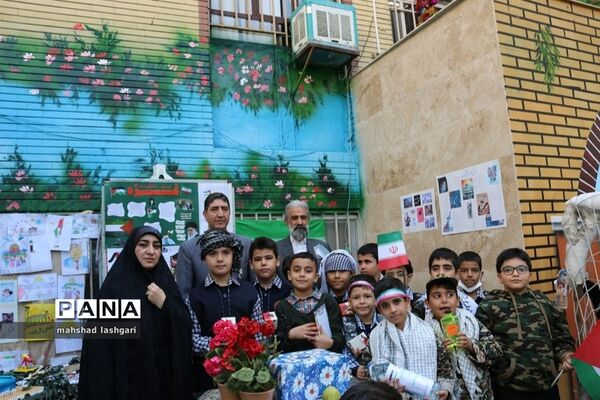 حمایت دانش‌آموزان منطقه ۱۰ از کودکان غزه