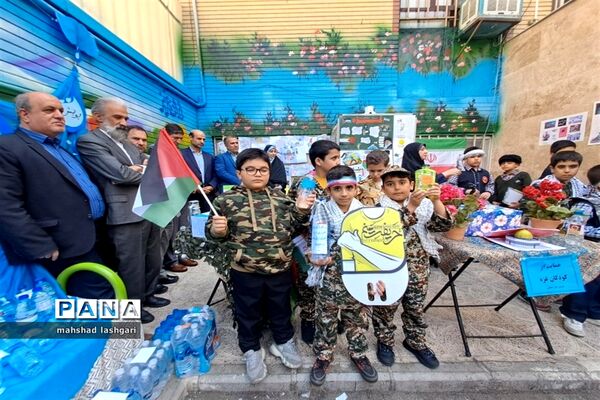 حمایت دانش‌آموزان منطقه ۱۰ از کودکان غزه