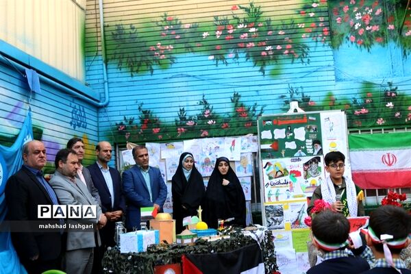 حمایت دانش‌آموزان منطقه ۱۰ از کودکان غزه