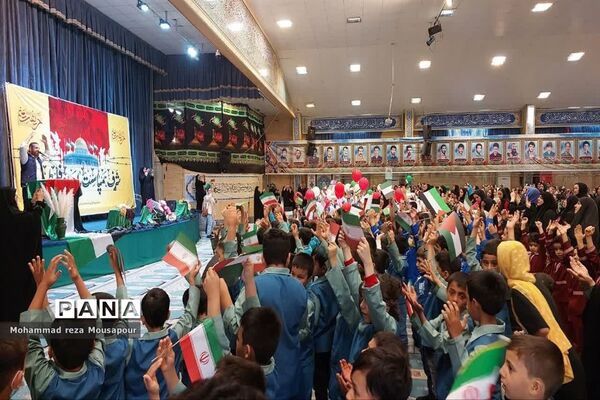 اجتماع بزرگ مادران و کودکان صفادشت در حمایت از کودکان فلسطینی