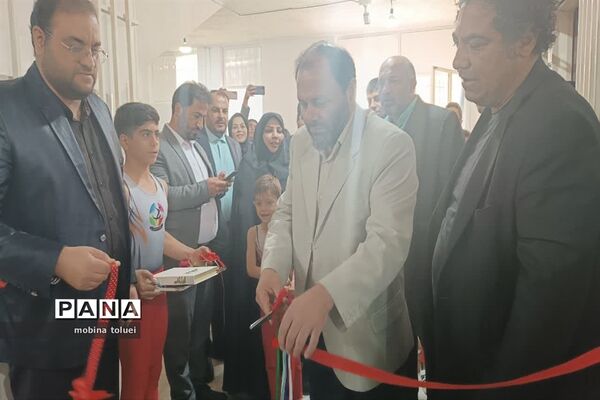 آیین افتتاح خانه ژیمناستیک در شهرستان بهارستان