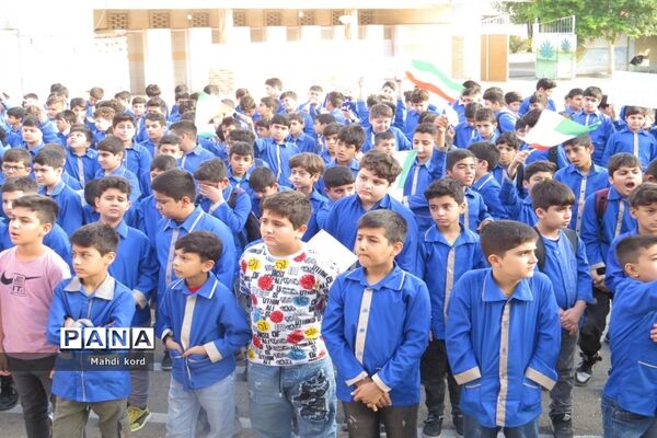 پویش طوفان آب در مدرسه فرهنگیان شوش