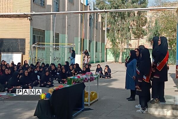 برگزاری المپیاد ورزشی در دبیرستان دخترانه کوثر قرچک