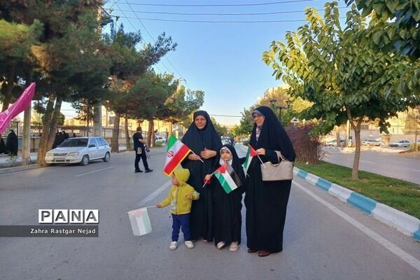 مراسم‌ حمایت‌ از‌مردم‌ مظلوم‌ فلسطین شهرستان بجنورد
