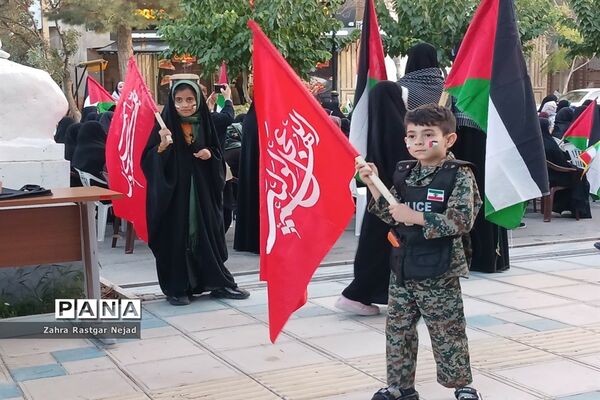 مراسم‌ حمایت‌ از‌مردم‌ مظلوم‌ فلسطین شهرستان بجنورد
