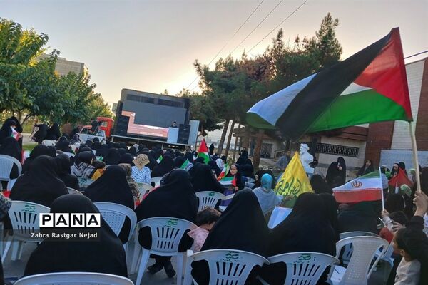 مراسم‌ حمایت‌ از‌مردم‌ مظلوم‌ فلسطین شهرستان بجنورد
