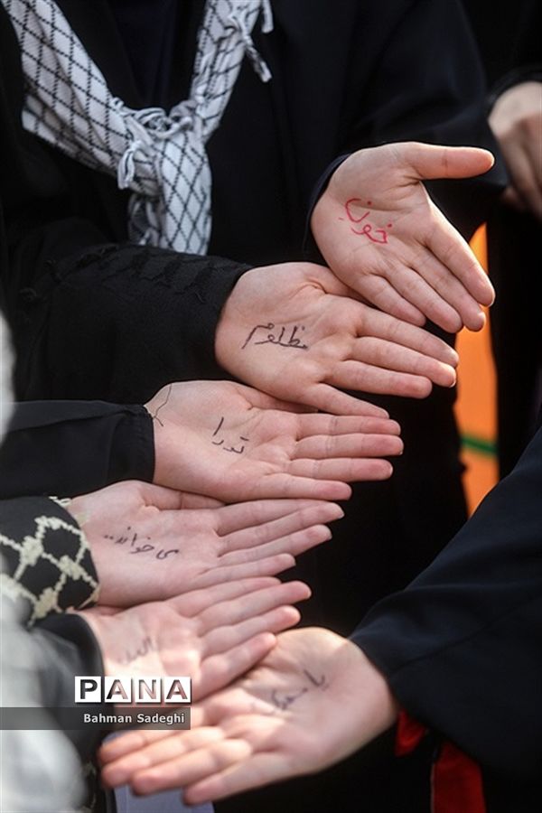 اجتماع دانش‌آموزان درحمایت از کودکان غزه