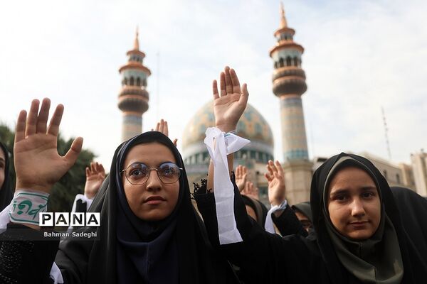 اجتماع دانش‌آموزان درحمایت از کودکان غزه