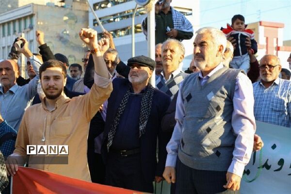 تجمع مردم غیور و انقلابی شهرستان فردیس در حمایت از مردم فلسطین