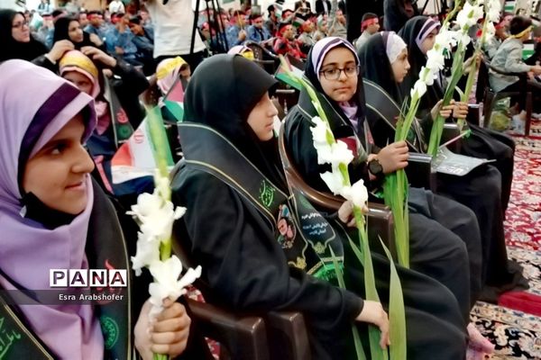 اولین سالگرد شهدای دانش‌آموز حادثه تروریستی حرم مطهر شاهچراغ(ع)