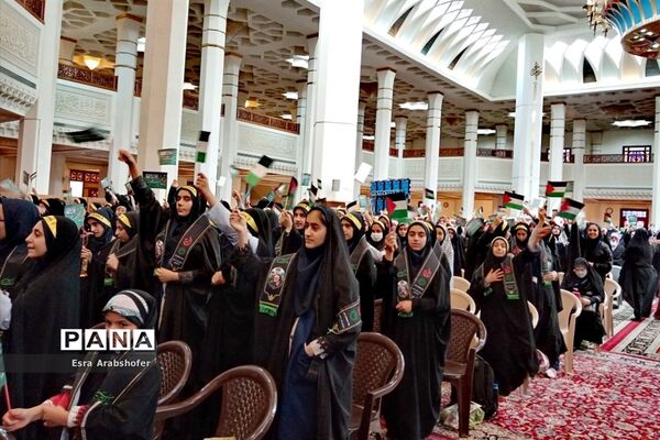 اولین سالگرد شهدای دانش‌آموز حادثه تروریستی حرم مطهر شاهچراغ(ع)