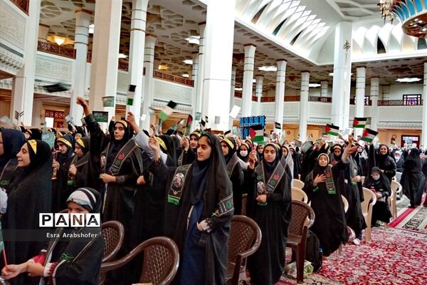 اولین سالگرد شهدای دانش‌آموز حادثه تروریستی حرم مطهر شاهچراغ(ع)
