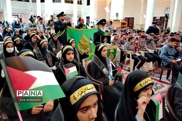 اولین سالگرد شهدای دانش‌آموز حادثه تروریستی حرم مطهر شاهچراغ(ع)