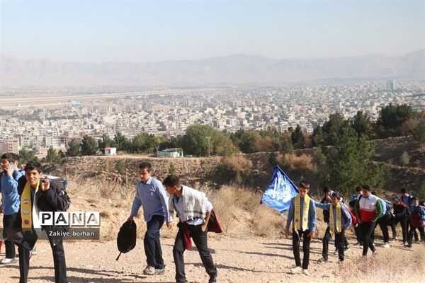 اردوی یک روزه تشکیلاتی پیشتازان دبیرستان شهید آل نبی شهرستان بجنورد