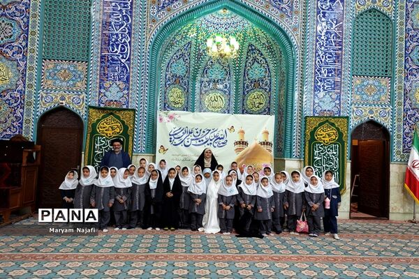 مراسم پیوند مدرسه و مسجد دبستان حاجیه خانم نوری ملارد